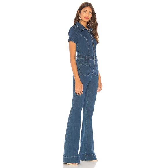 Show Me Your Mumu Everhart Jumpsuit Lunar Blue - Picture 3 of 9